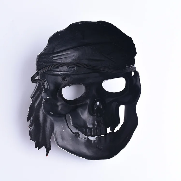 Horror Skull Face Mask Creepy Pirates Headgear for Carnival Masquerade Prop Halloween party  Decoration