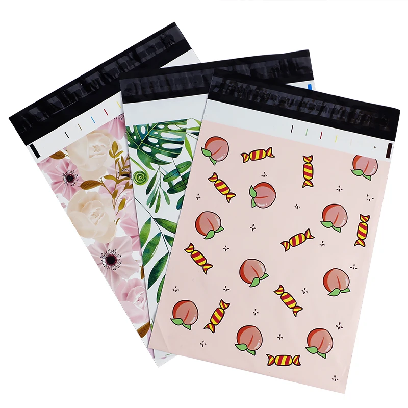 Express Packing Hot Sale Pattern Plastic Pink Small Cartoon Mailing Shipping Bags