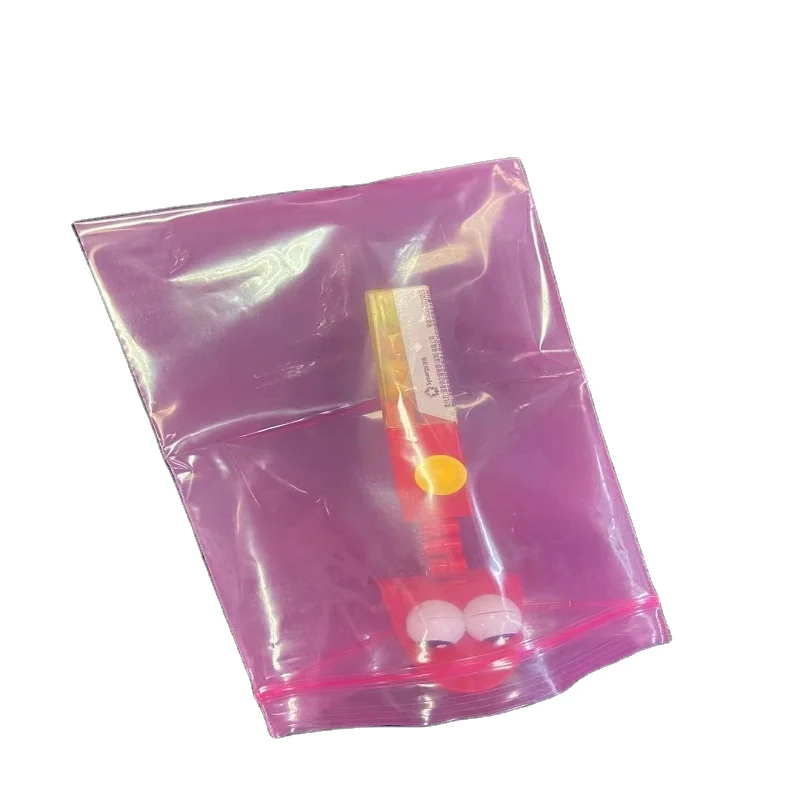 YP-P8 7*10cm Custom PE Anti Static Shield Bags/Antistatic PE ESD Bags/Anti Static PE Red Bag