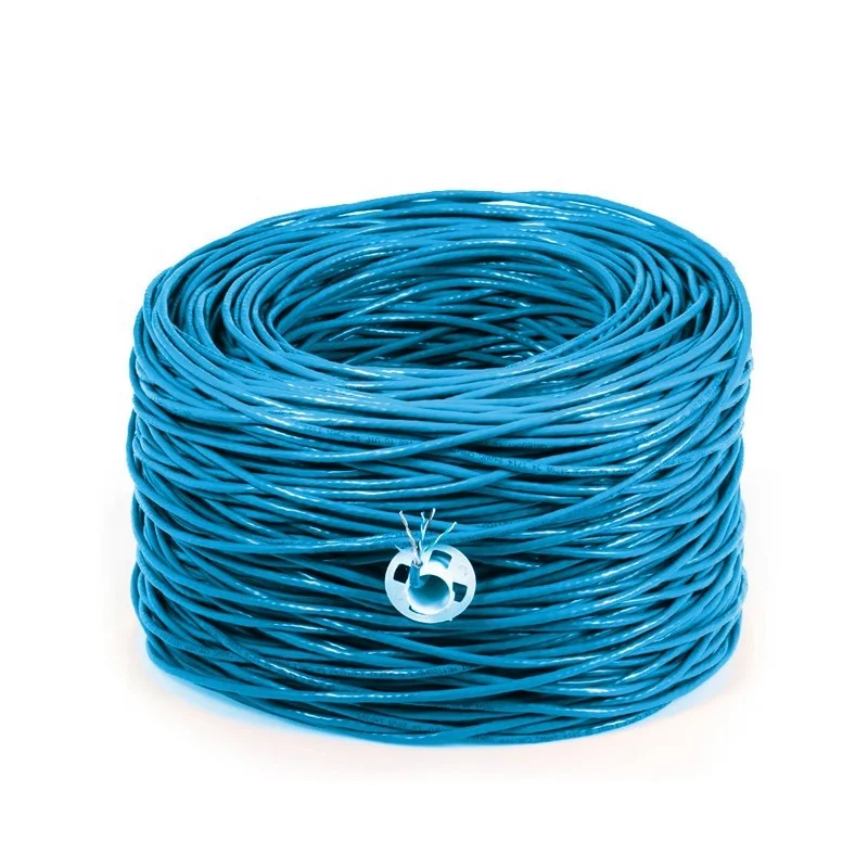 Cat6 Network 1000ft 0.57mm Cca Bare Copper 8 Core 4 Pair Utp Network Ethernet Cable Indoor Cable 305m