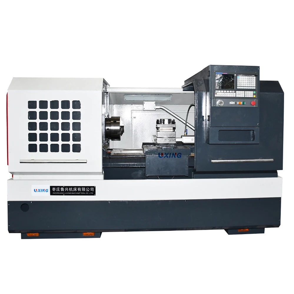 Siemens fanuc GSK control flat bed cnc horizontal metal turning lathe machine CAK6140 manufacturer