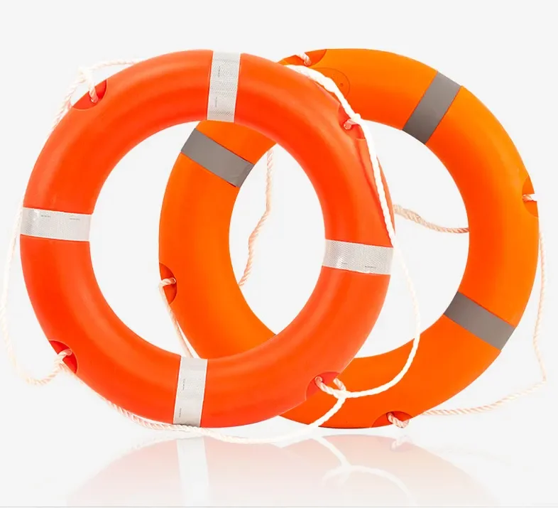 Wholesale 2.5kg Life Buoy Adult Kids Reflective Marine Rescue Buoy SOLAS Approved Flotation Life Ring with Life Line