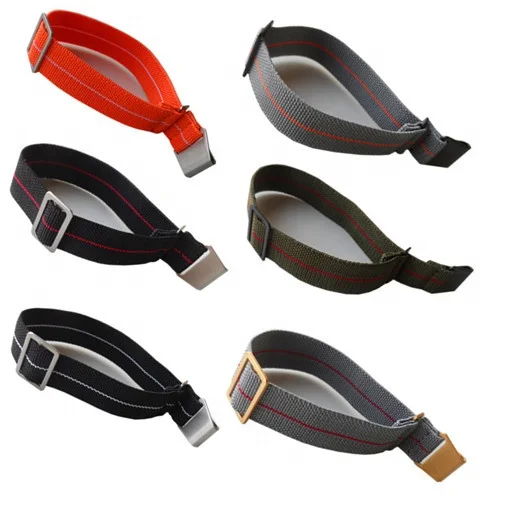 New arrival replacement woven nylon watch band black blue green quality skx strap