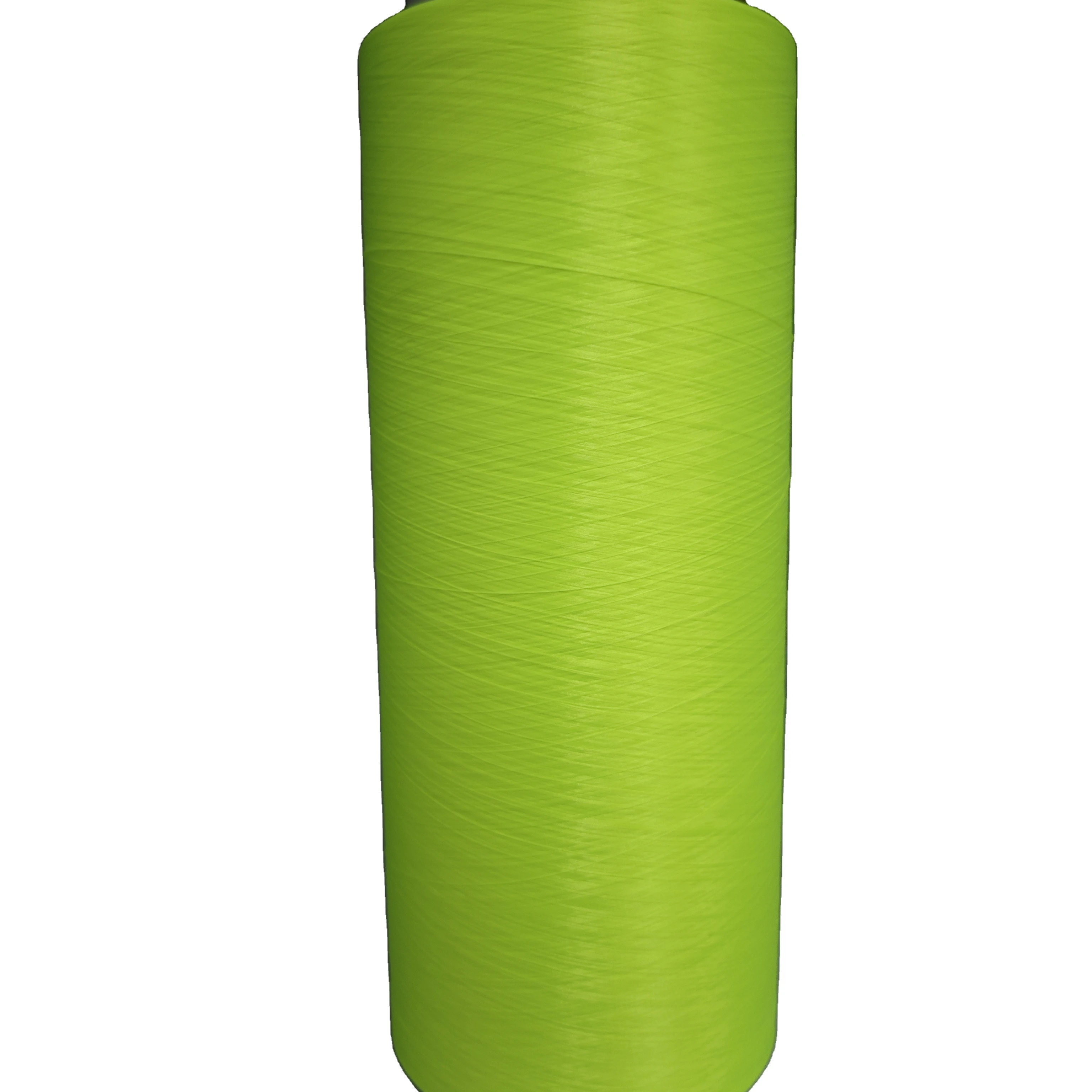 FLUORESCENCE YELLOW 31813 Colored Nylon DTY 70D/24F Nylon Yarn for Weaving Polyamide 6 Elastic Thread