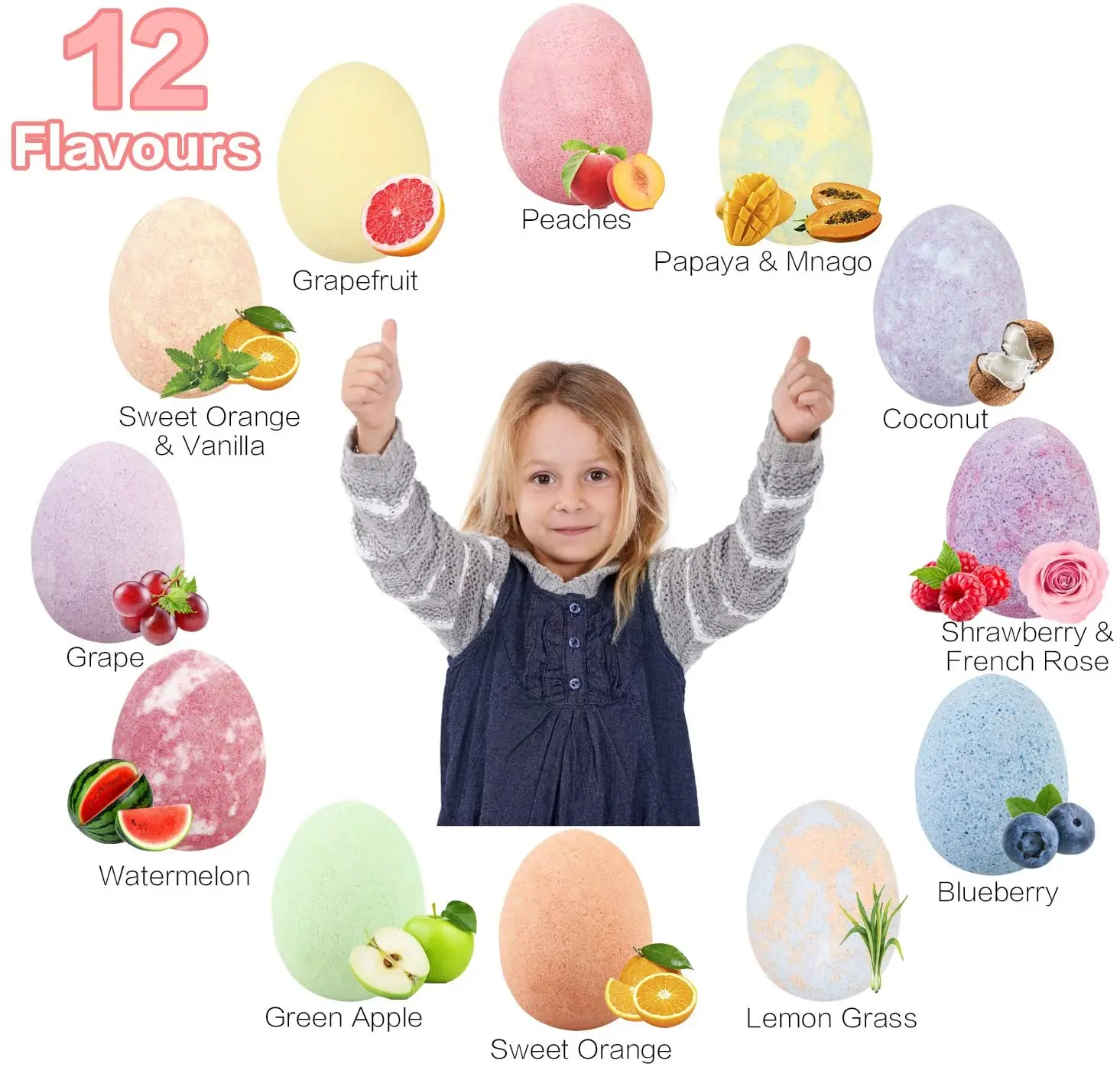 Богатая пена, 6 соль для ванны, Сюрприз Внутри, Детские натуральные веганские ингредиенты, пасхальное яйцо динозавра, Детские Бомбочки для ванны