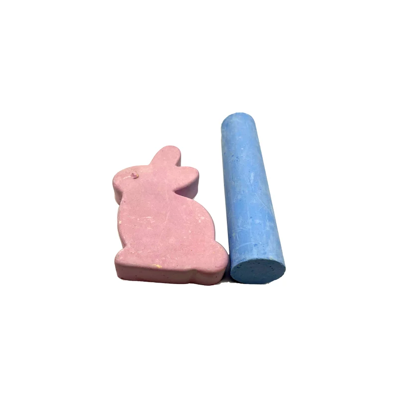 Нетоксичный уличный мел в форме кролика для тротуара