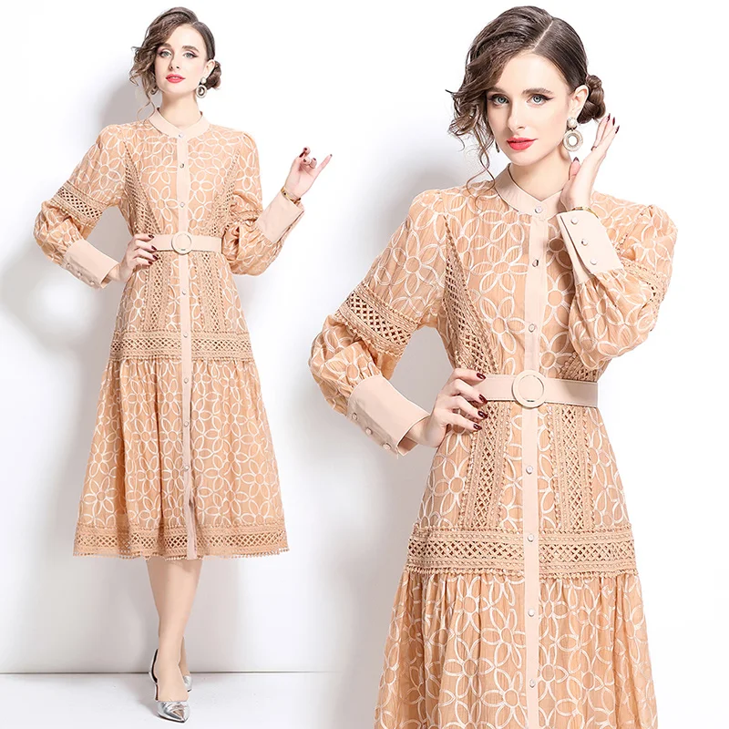 Droma 2025 new design high quality fashion elegant embroidered dresses women most beautiful evening party dress