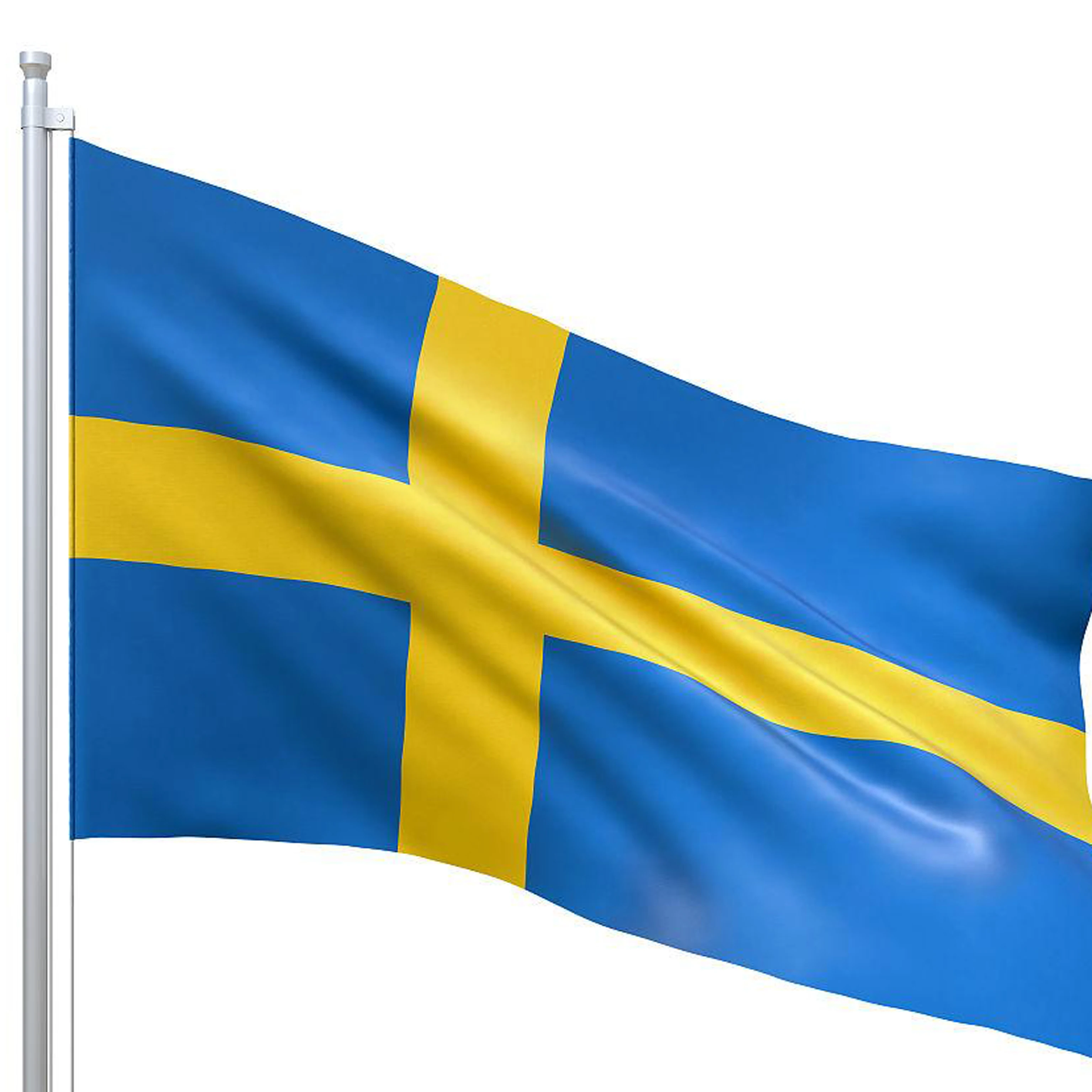 Custom Flag of Sweden Unique Design Hand Sewn Nylon Flag High Quality Materials Size - 3x5 Ft 90x150 cm