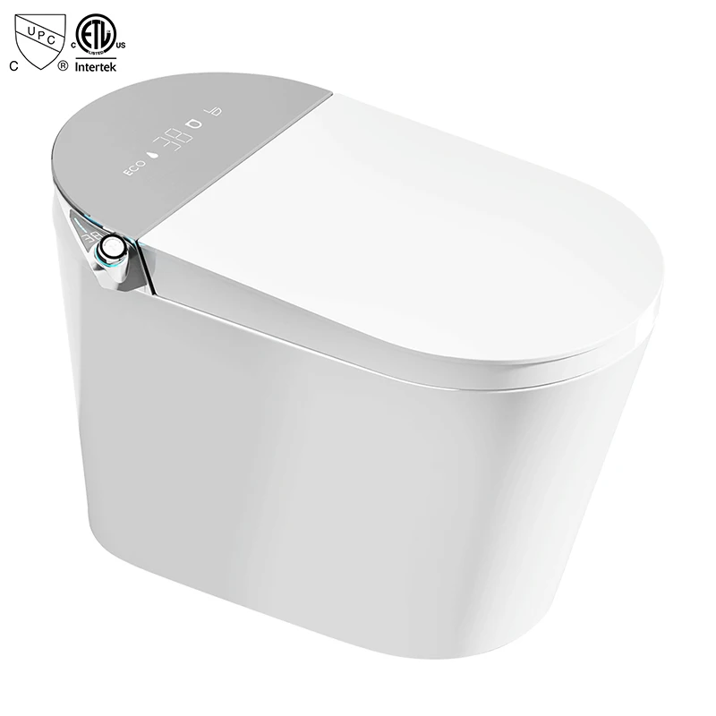 luxury intelligent female washing saving water sanitary ware smart toilet power off flushing intelligent toilet