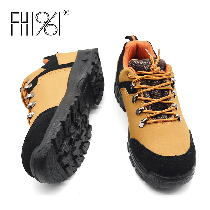 FH1961 High-Performance non-slip Safety Shoes  for Active Jobs Steel Toe Oil Resistant Sole