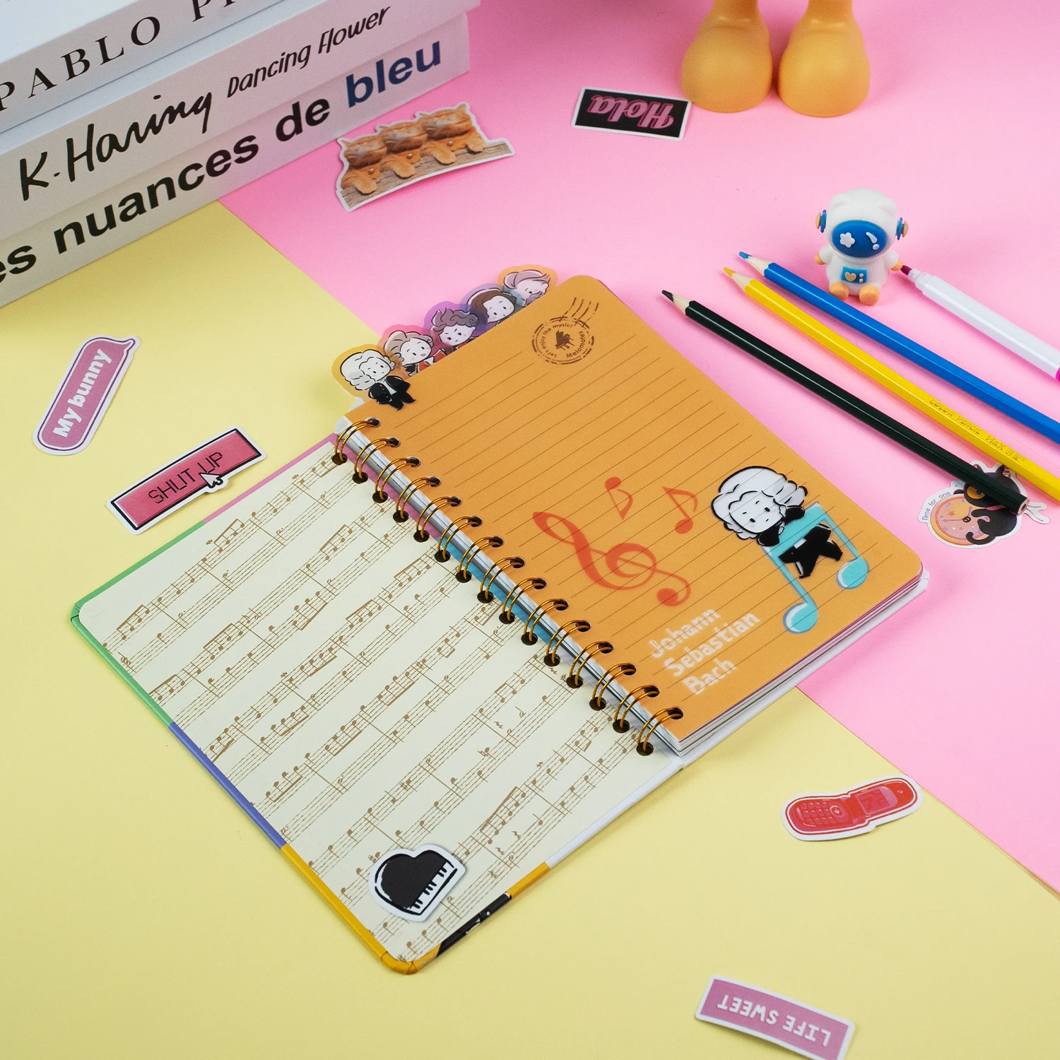 Wholesale Kids Diary Journal Note Book Spiral Binding A5 Planner Custom Logo Printing Hardcover Spiral Notebook