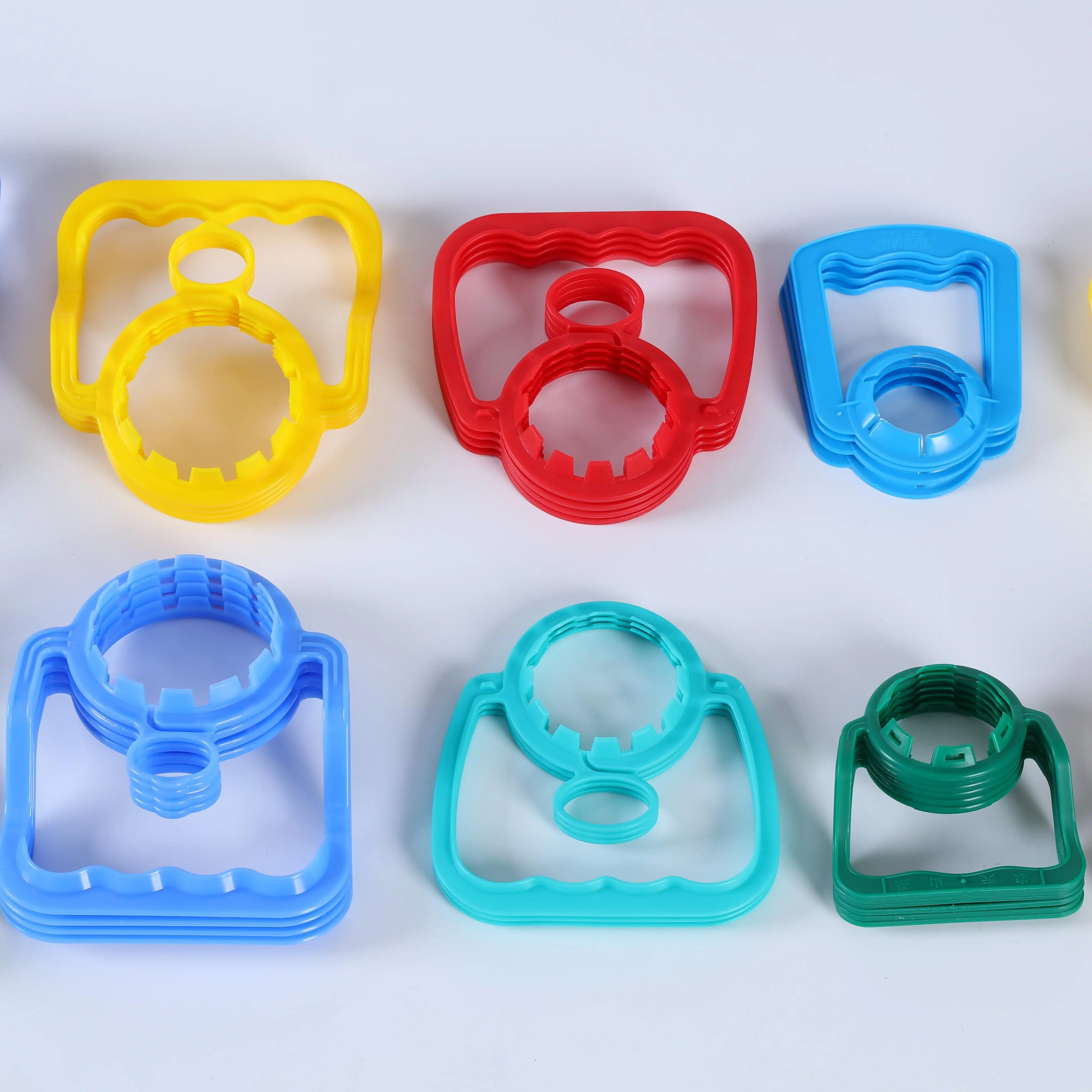 Custom White PE Plastic Cooking Oil Bottle with Easy Lifter Double Handle Convenient Carry Accessory