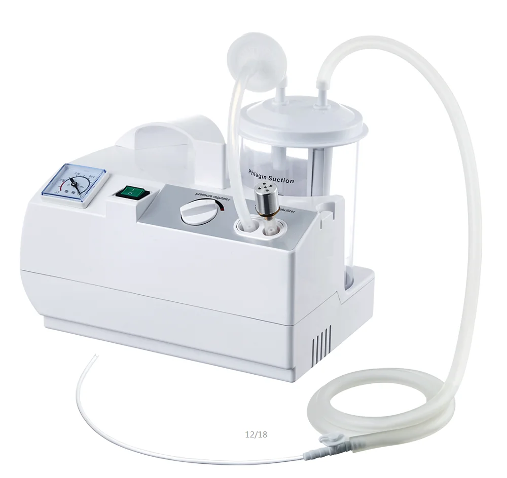 Medical Portable Nasal Phlegm Electric Suction multi- function suction unit and nebulizer for hospital and home use