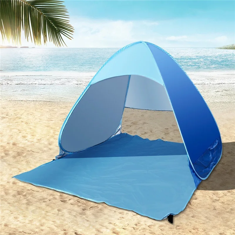 Beach Sunshade Canopy Portable Lightweight and Portable Beach Shade Great Elastic Beach Tent