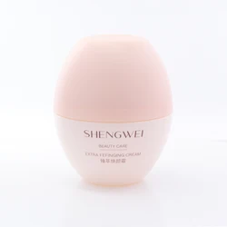 unique round glass bottle luxury skincare egg packaging design my cosmetics glass bottle