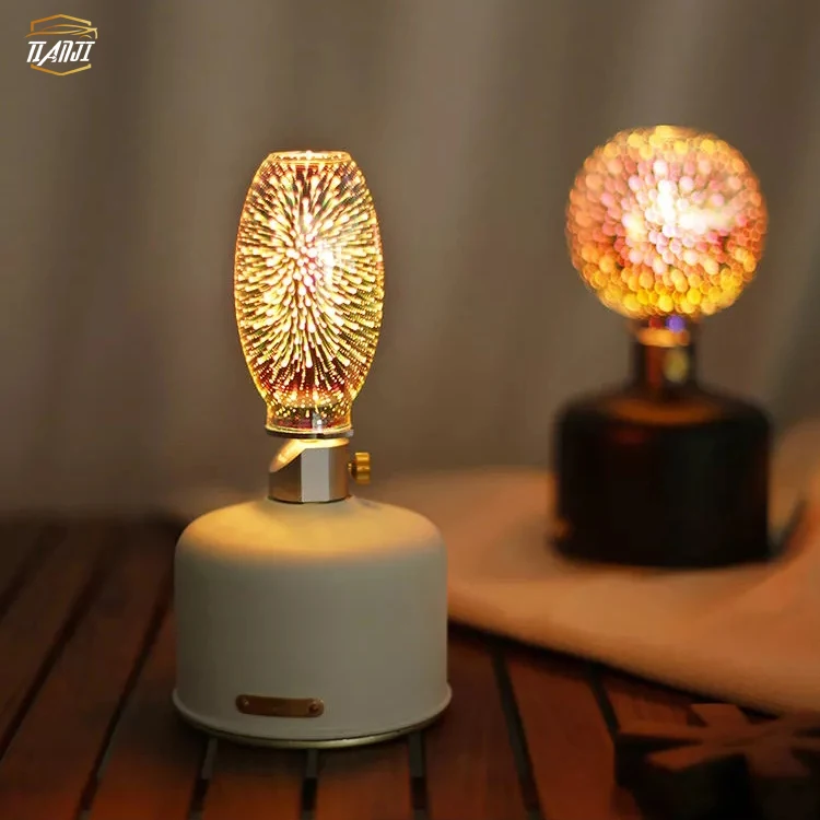 3D фейерверк газовый фонарь уличный Кемпинг настольное украшение освещение внутренняя атмосфера лампа