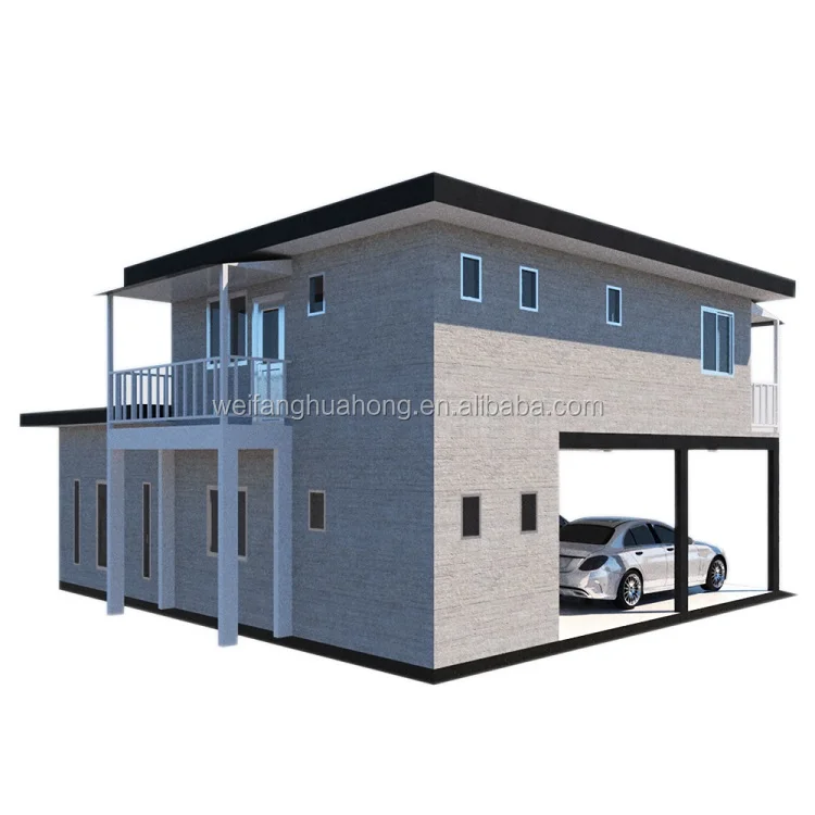 2020 UPS new tech quick build 2 layer low cost houses project Japanese prefabricated concrete modular homes