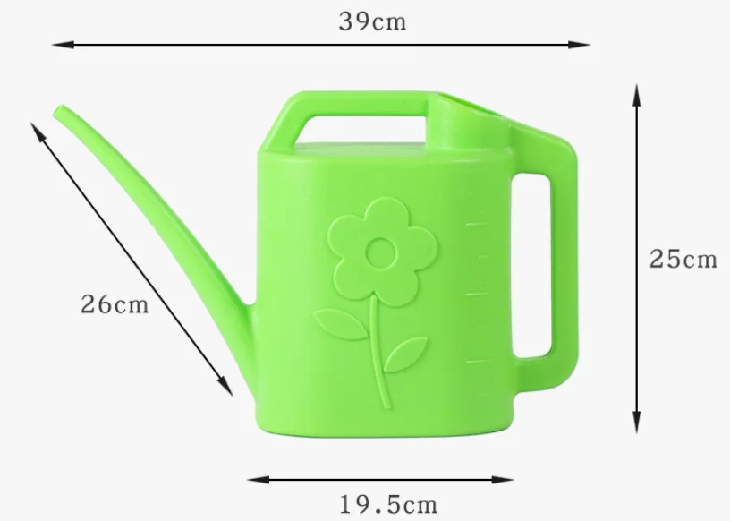 Wholesale watering cans Large capacity household watering kettle 4L watering can