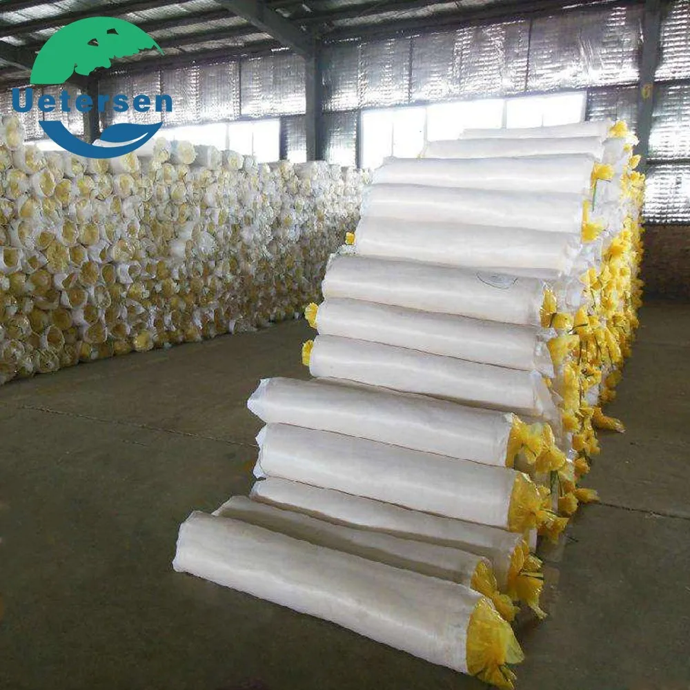 high thermal resistance glass wool blanket for metal building roofing