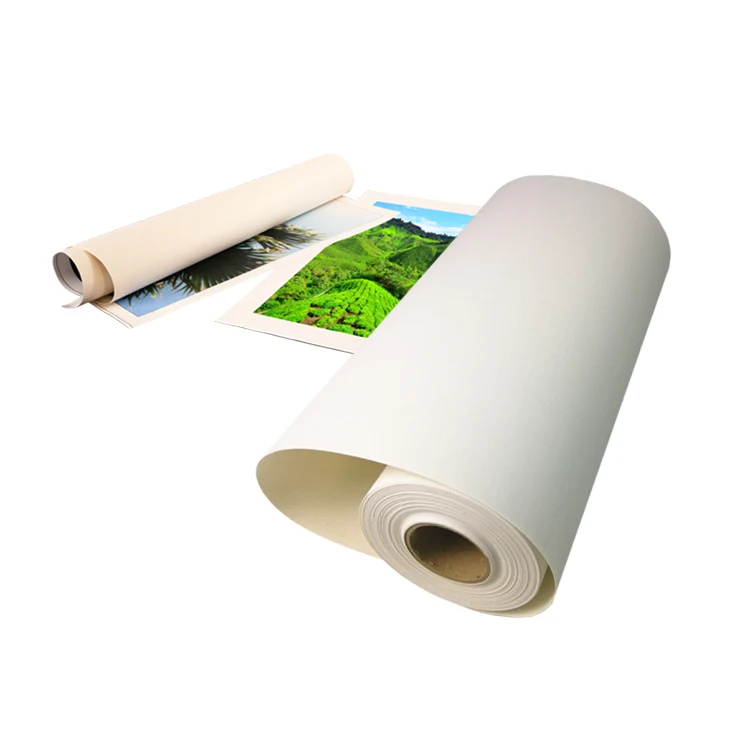 Производитель 380gsm матовое пустой рулон полиэстера 44 дюйма чернильно-струйная печать холст