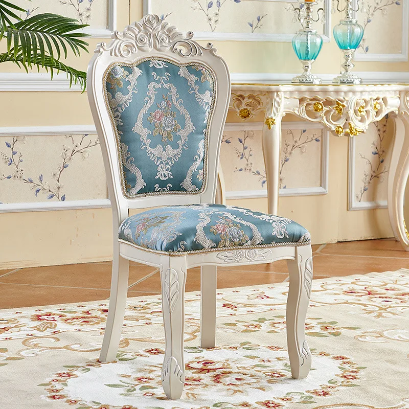 Factory supply Used Hotel Dining Chairs Solid Wood Dining Chair European Style Chair