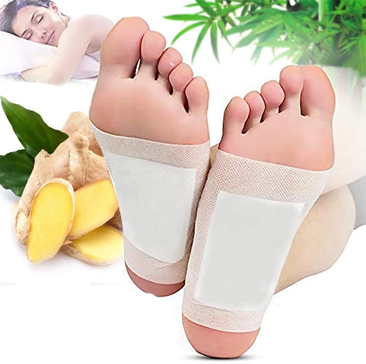 Wholesale Ginger Foot Patch Foot Spa Bamboo Vinegar food pads detox