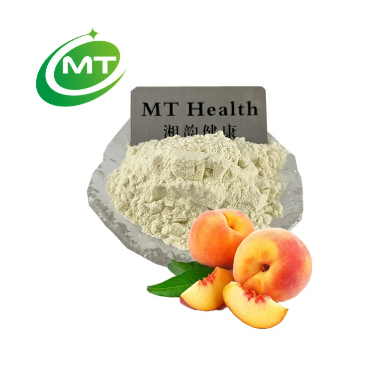ISO Free sample Water soluble 100% Organic Honey Peach Juice Powder Dried Peach Fruit Powder Prunus persica Extract on Drink