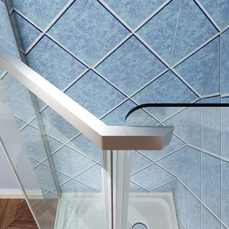 Corner Wet Room Neo Angle Bathroom 38X38 Shower Kit Enclosure Hinge Shower Door Shower Cabinet Enclosure