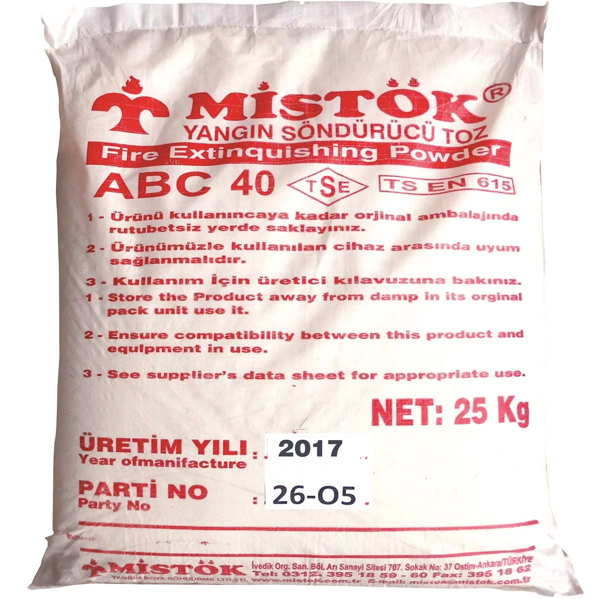 
ABC powder B-01 B-02 %40 % 90 Abc Dry Chemical Powder For Fire Extinguisher Firefighting Equipment 