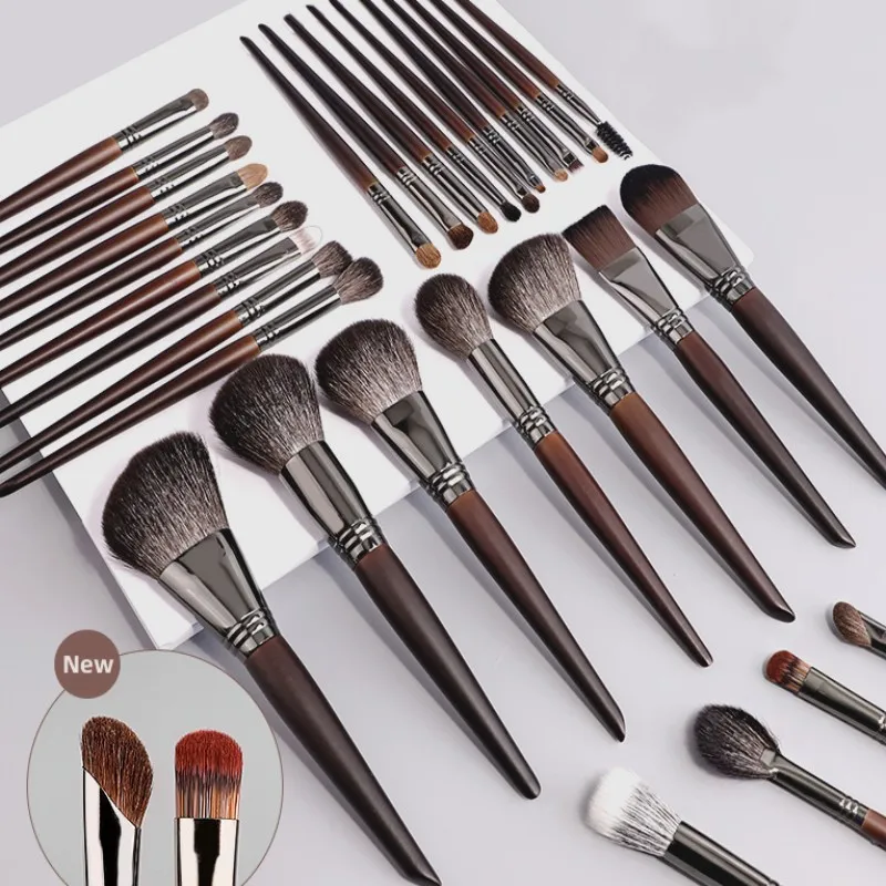 Manufacturers Professional Makeup Brush Set 30pcs Soft Natural Animal Hair Makeup Brush Set