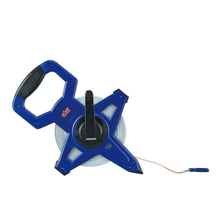SALI Rubber Grip Handle ABS Body Double Side Printing 100m Easy Operate Fiberglass Tape Measure