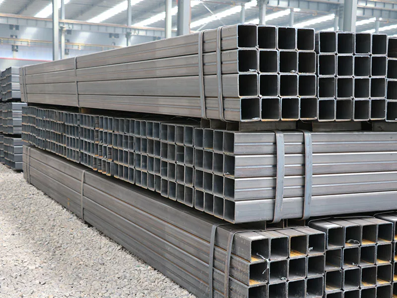 High Quality Carbon Steel Square and Rectangular Hollow Section Black Iron Ms Pipe for Sale