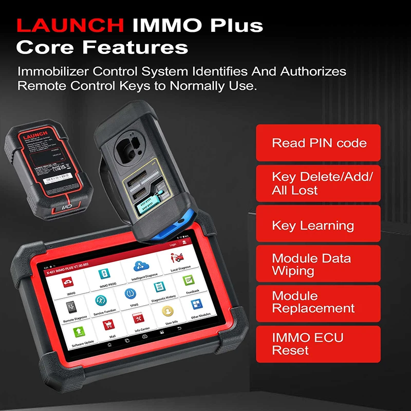 X1 глобальная версия запуска X431 IMMO Plus 3-в-1 ключ программист считыватель кодов диагностики транспортных средств связь IMMOCloneDiagnostics