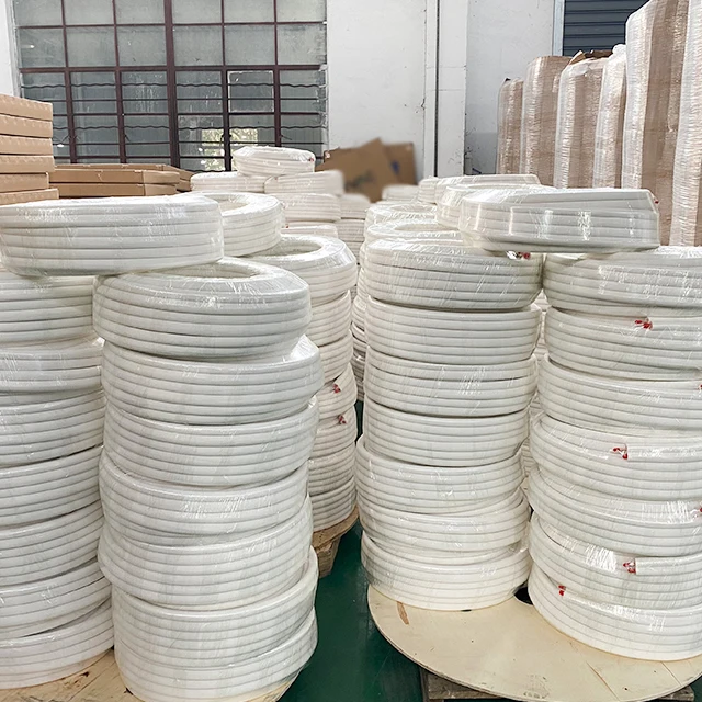 1/4+1/2 5m AC Spare Parts Air Conditioner Copper Pipe Installation Kit insulated copper pipe air conditioning pipe
