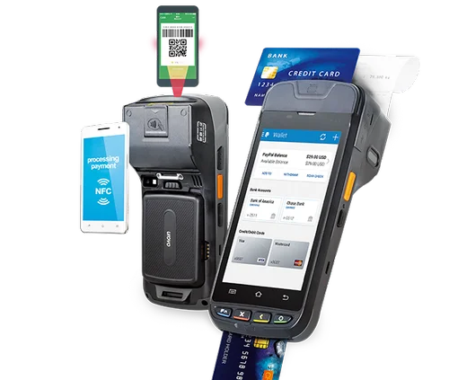 Urovo i9000s data terminal Handheld POS systems Mobile machine android NFC pos with barcode scanner
