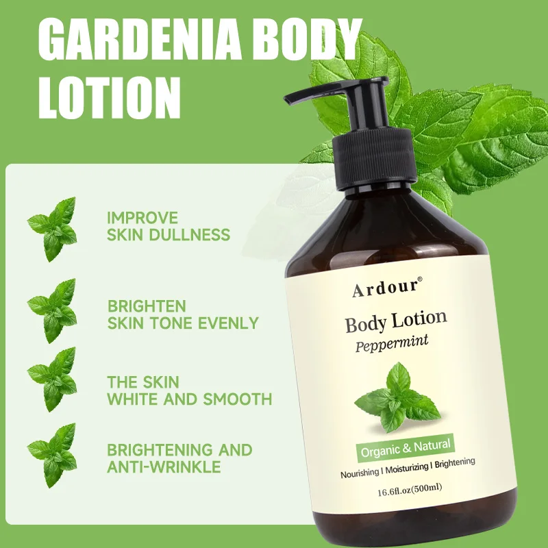 Private Label Refresh Fruit Body Care Lotion Skin Care Hydrating Peppermint Body Cream Butter Lightening Whitening Moisturizing