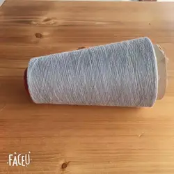 32ST/R 65/35 Hemp grey  fancy yarn can be processed by custom color spun yarn blended yarn