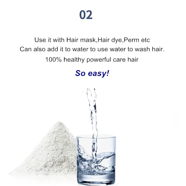 Sowsmile 100% Keratin and 100% collagen natural hair Scalp care vitamins treatment perfect mix powder BCCA for fill up