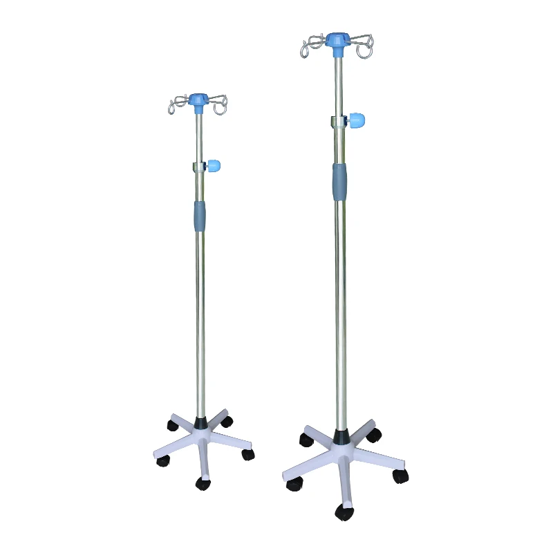 
RC-LK5-4 Stainless Steel Hospital iv stands for medical infusion stand drip hook 