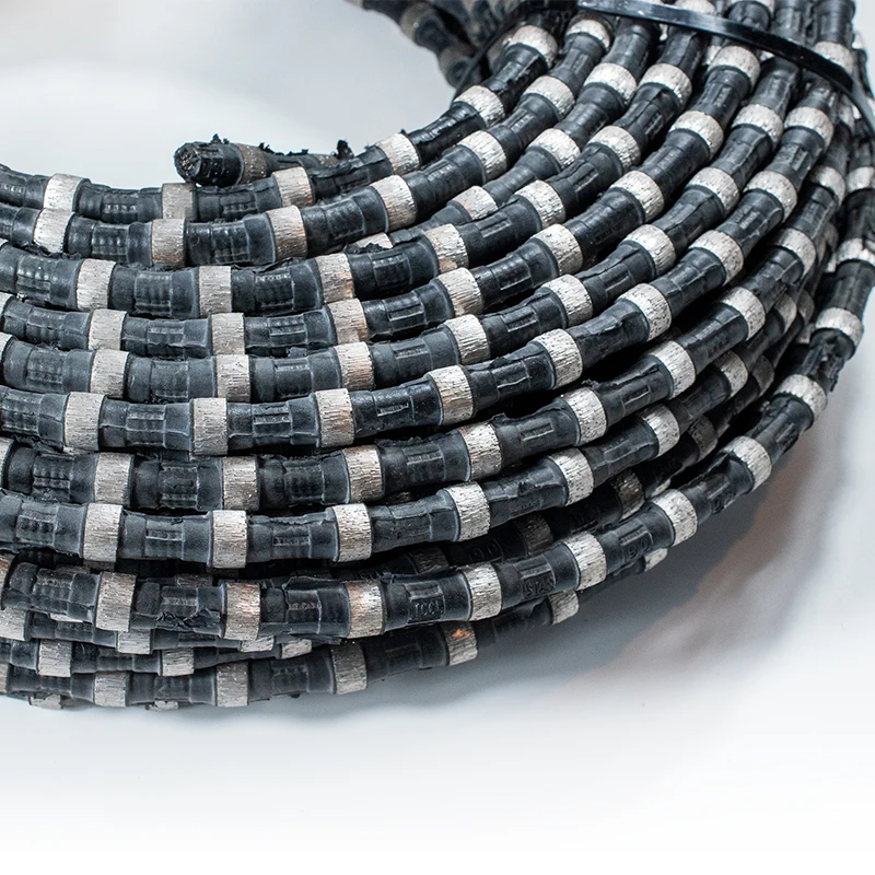 Diamond wire saw diamond wire for cut reinforce concrete, steel pipe and steel cable in  building, bridge and sunken ship