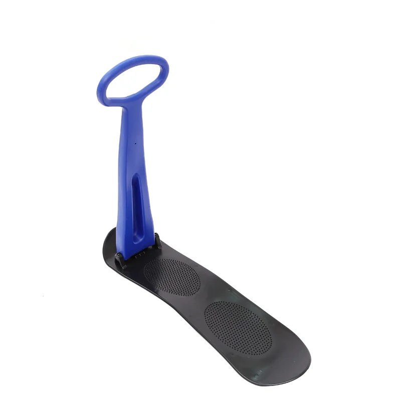 Superio Kids Foldable Snow Scooter Sled Sliding Ski Snowboard with Grip Handle.