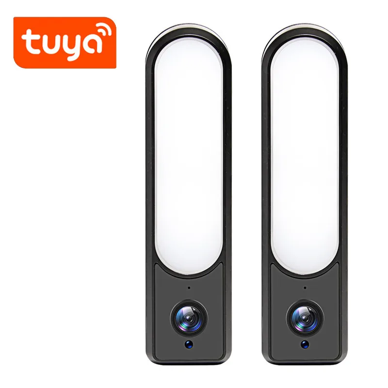 Tuya smart AI face recognition floodlight outdoor wifi camera 1080P courtyard security full color night vision outdoor camera