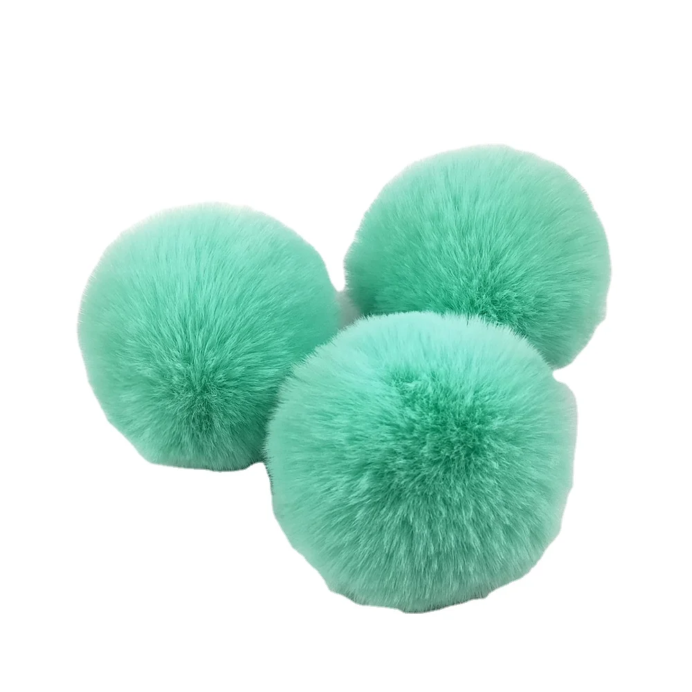 Accessories  hats phone pompoms 3-10 cm, popular artificial rabbit fur balls various colors and sizes fur pom pom