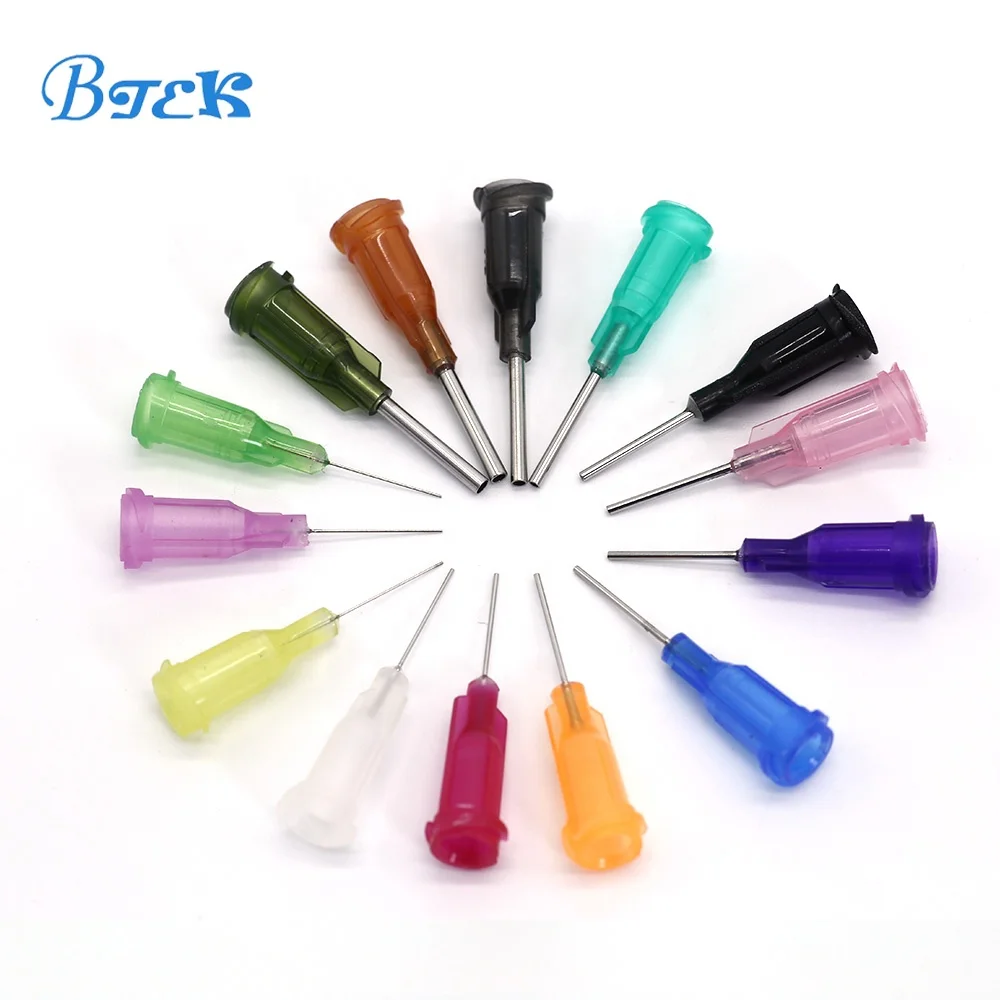 High Quality Dispensing Tip 32G Blunt Metal Syringe Needle Luer Lock Syringe Dispensing Needle