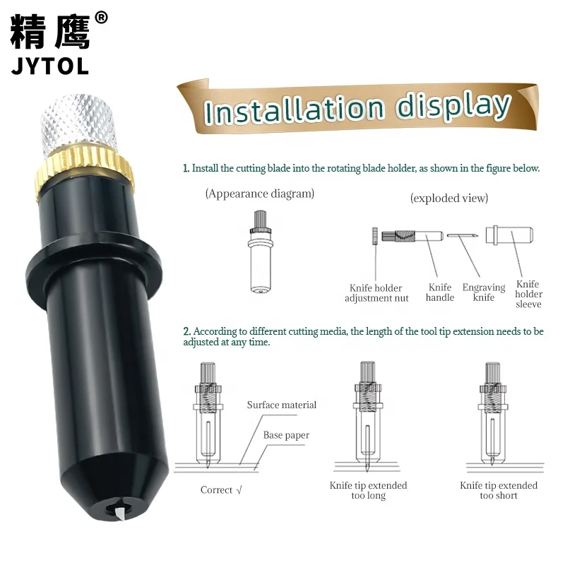 Pcut Plotter Blade vinyl blade sticker cutting plotter blade Factory supply 60 degree Pcut