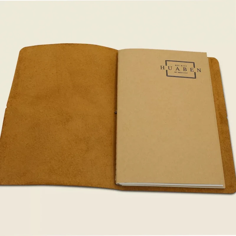 vintage PU leather travel  notebook  journal handmade traveler note book for diary noted as gift