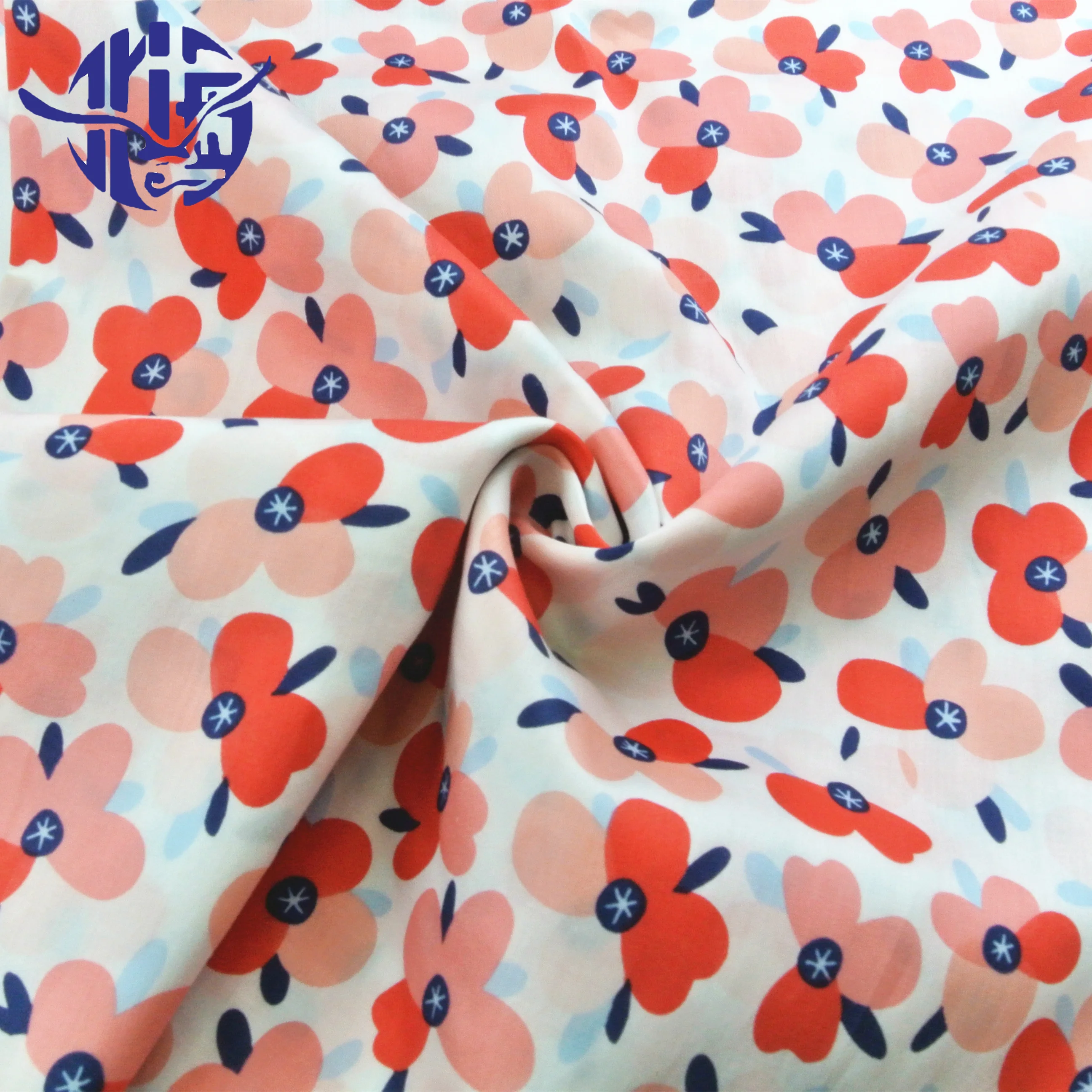 Costumes Textile Cute Flowers Indonesia Organic Cotton Stretch Canvas Fabric