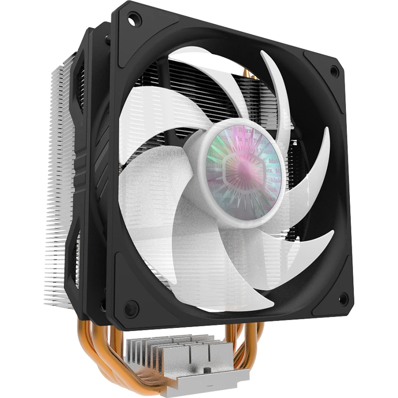 Кулер Master T400 для процессора кулер с RGB-подсветкой компьютера AMD AM4/Intel LGA 1200 1151