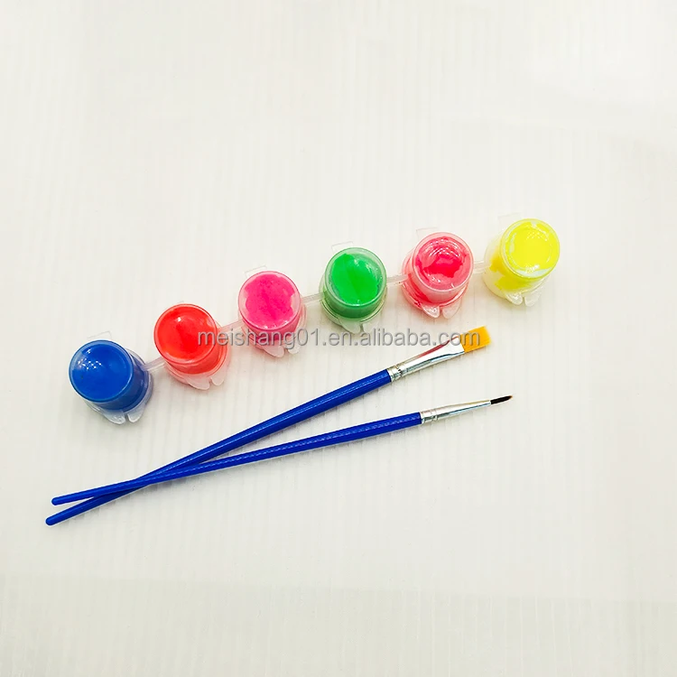 Professional 3ml Non-Toxic Strip Pot Set for Body Painting Cream Color Premium Quality Painting Supplies