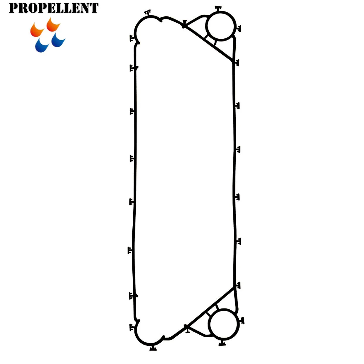 Manufacturing replacement parts  AM20 Plate Heat Exchanger EPDM NBR Gaskets for Jam Milk industry cooling